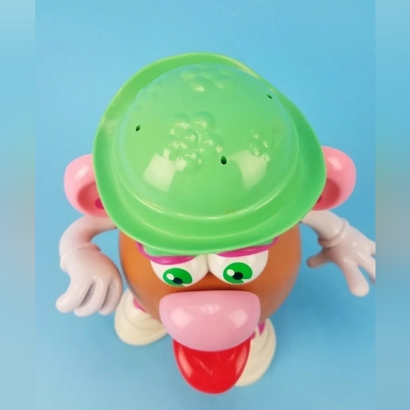 Playskool Mr. Mrs. Potato Head 10 Pc Set 7" Pink Purple Green VG - Picture 5 of 12